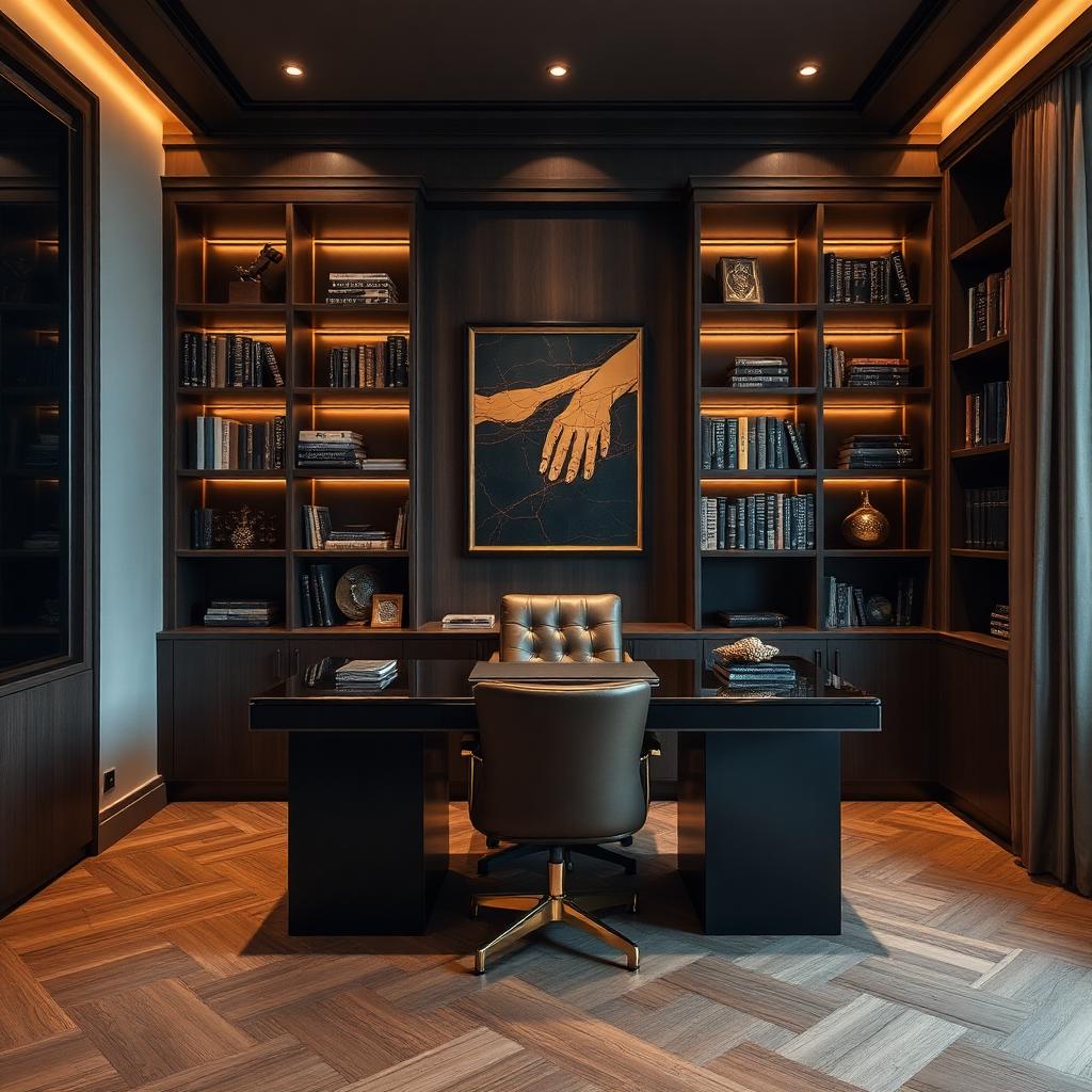 Arbeitsplatz – Räume eines größeren Apartments.