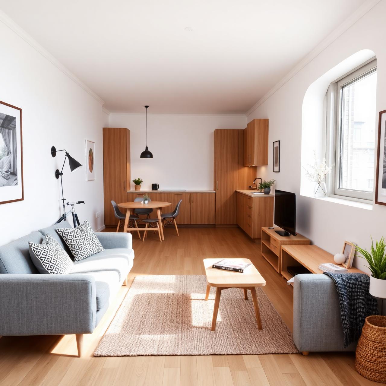 Apartment 1 – Hochwertig möblierte Beispielwohnung.