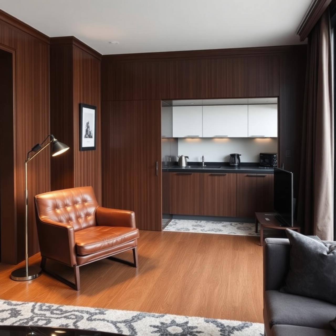 Apartment 2 – Hochwertig möblierte Beispielwohnung.