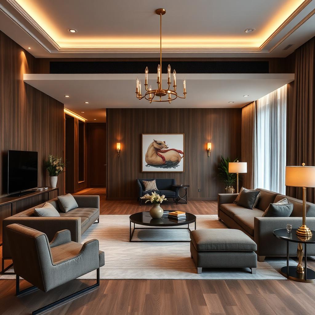 Wohnbereich – Räume eines größeren Apartments.